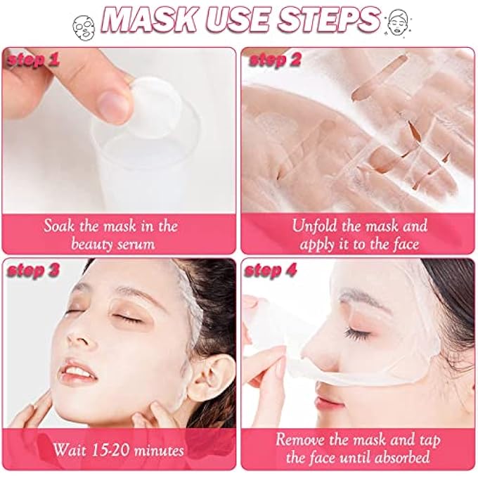 GraGra COMPRESSED FACIAL MASK, 100 PCS DISPOSABLE SHEET SKIN CARE SHEET BEAUTY DIY COMPRESSED MASK, SKIN CARE FACE SHEET FACIAL PAPER NATURAL COTTON WRAPPED PAPER - Image 3